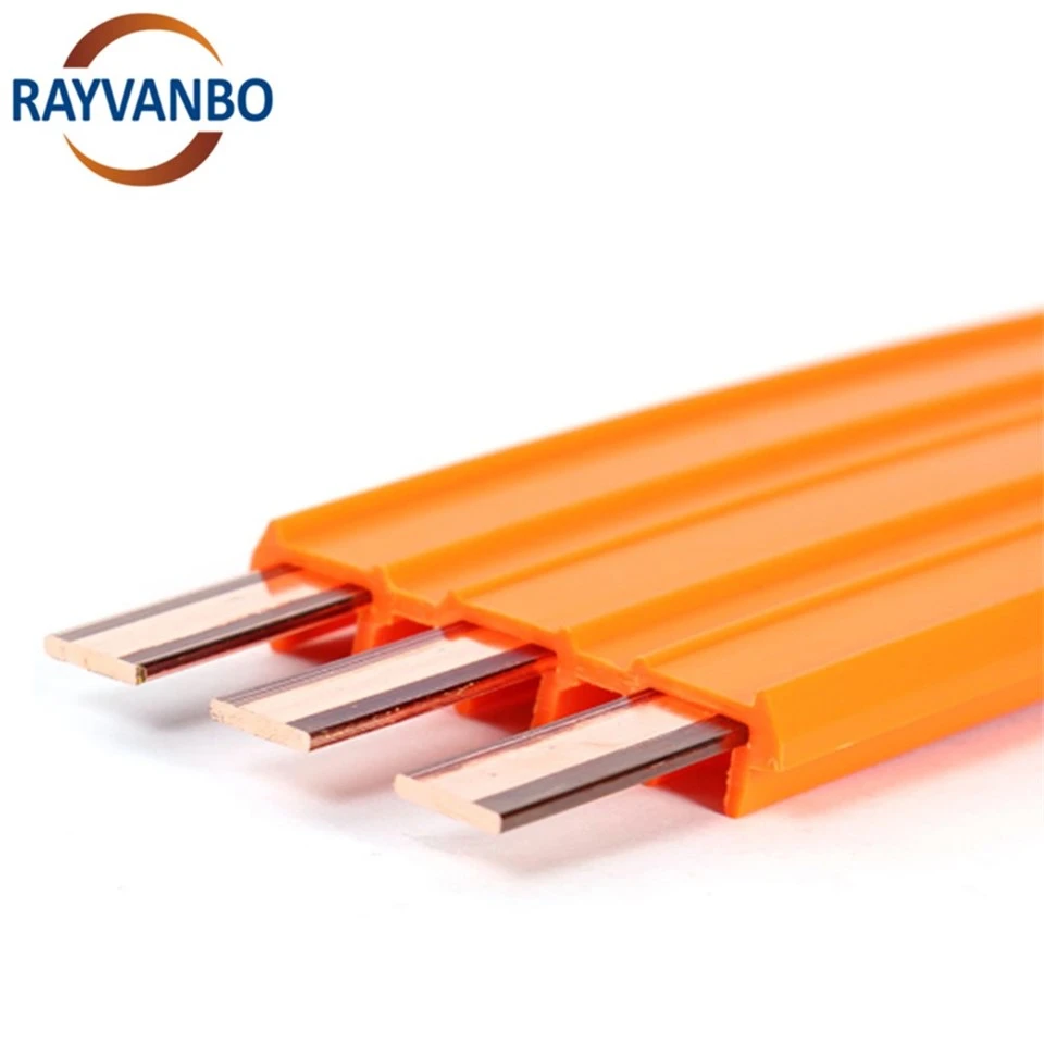 Soláthraí na Síne Líne Busbar Busbar Seamless 3p 4p 6p Cumhacht Busbar Copair Solúbtha gan uaim le haghaidh Crane